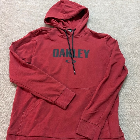 Oakley Other - OAKLEY Logo Hoodie — Burgundy / Red — Regular Fit medium 0476